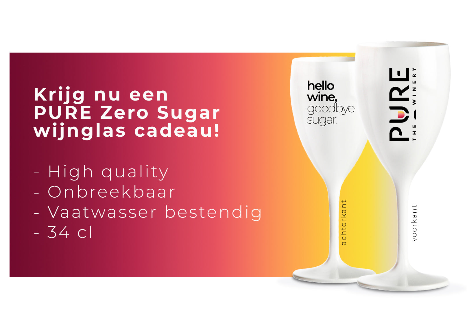 Gratis Limited Edition Glas