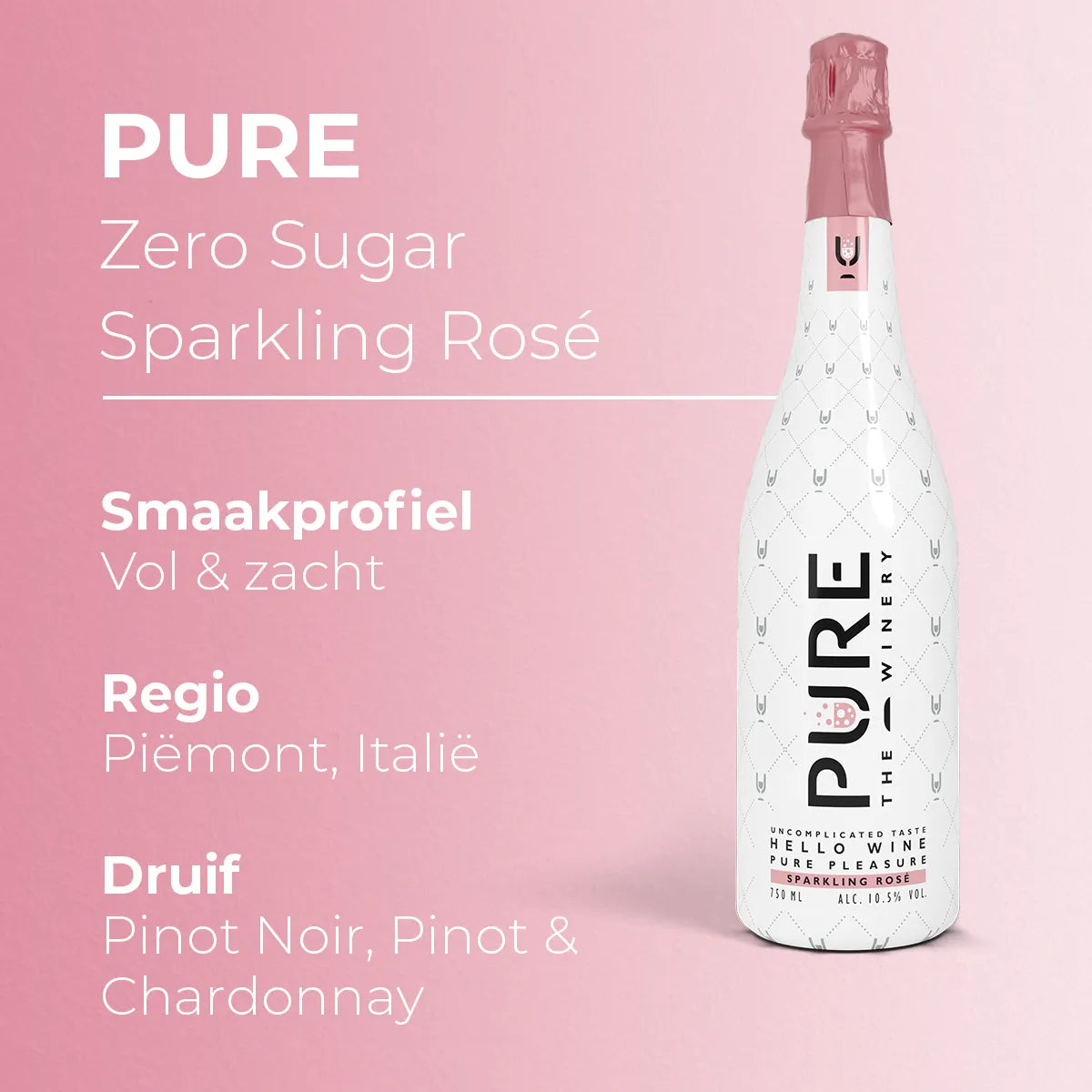 Zero Sugar Sparkling Rosé Wine